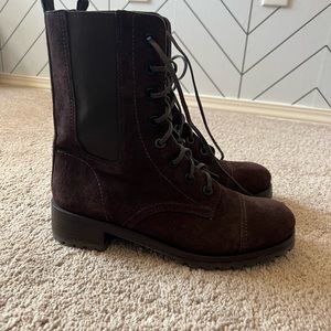 Tory Burch Broome Suede Boots 9
